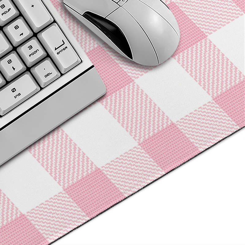Muismat Roze Gingham Ruit Gami - Pc Gaming Pink recensie en prijs