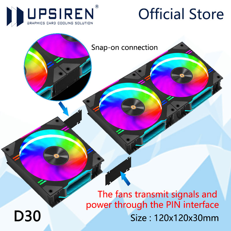UPSIREN D30 120X120X30mm Compu - Pc Water Cooling recensie en prijs